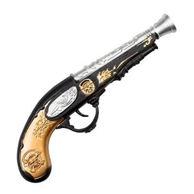 Afbeelding van Boland Speelgoed Piratenpistool (28 cm) Pistool / revolver Piraten Carnaval Themafeest