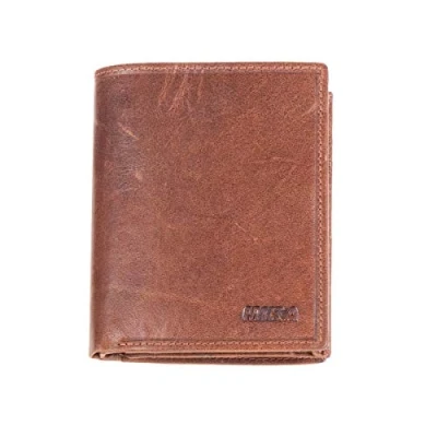 Afbeelding van Juscha Ju 42221 Portefeuille Mika Bruin Rfid 13,5X11X3,5Cm