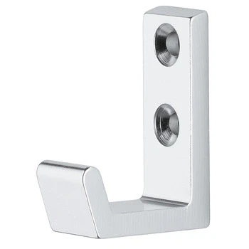 Afbeelding van Zilverkleurig geanodiseerde kapstokhaak 36 mm, aluminium