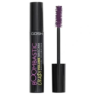 Afbeelding van GOSH Boombastic Crazy Mascara voor extreem volume en lange wimpers, volumemascara met nauwkeurige borstelkop, klontervrije huidvriendelijk geurloos, 006 paars (Dusty Violet