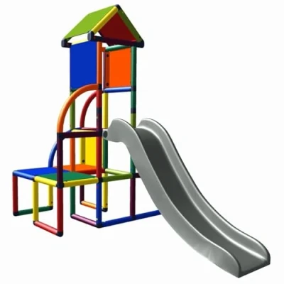 Afbeelding van Move and Stic Toni Klimtoren met glijbaan voor kinderen of speelkamer