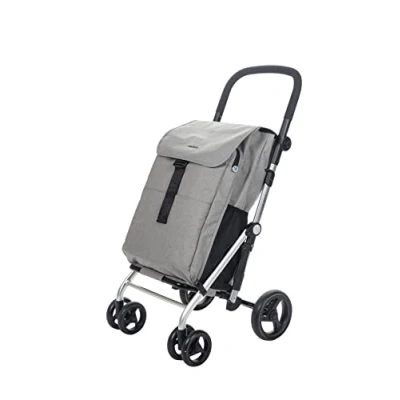 Afbeelding van Carlett CLASSIC Family LETT470 Cooler Boodschappentrolley Koelvak 4 wielen Opvouwbaar 36 L Ice Grijs