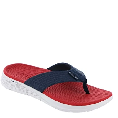 Afbeelding van Skechers Go Consistent Synthwave teenslippers voor heren, Nvrd