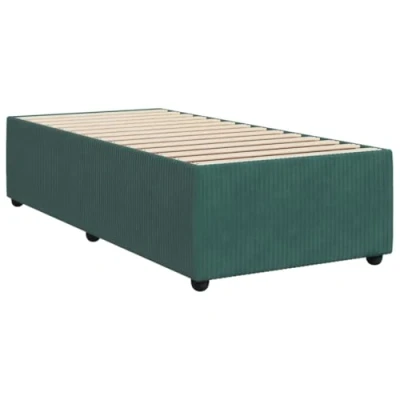 Afbeelding van vidaXL Bedframe fluweel donkergroen 80x200 cm