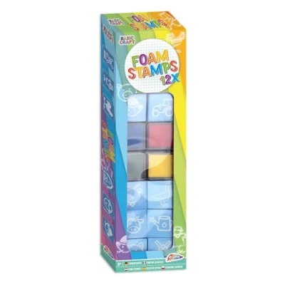Afbeelding van Grafix Foam Stempelset Blauw