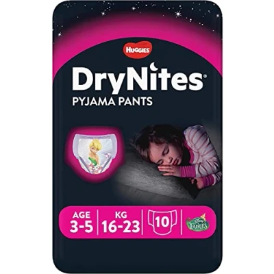 Afbeelding van 3x DryNites Absorberende Luierbroekjes Girl 3 5 jaar 10 stuks