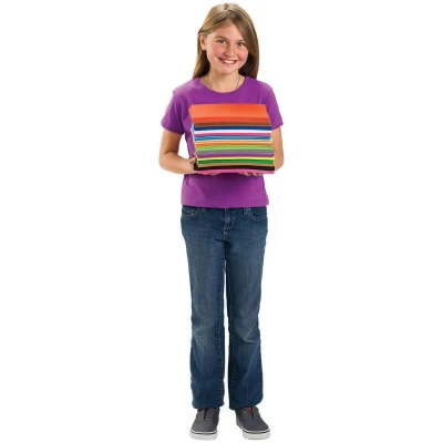 Afbeelding van Colorations Foam Papier Super Pack, 100 Vellen (16 Kleuren)