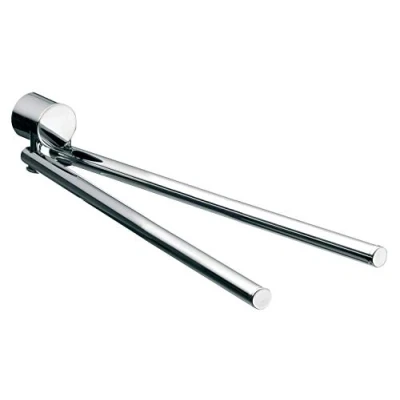 Afbeelding van Emco Rondo 2 lids handdoekhouder draaibaar chroom