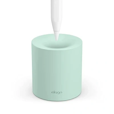 Afbeelding van elago Pencil houder compatibel met Apple Pro, C type, 2/1 generatie, andere tabletpen of zonder hoes penhoes (groen)