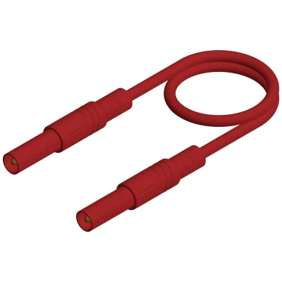 Afbeelding van SKS Hirschmann MLS GG 25/1 rt Veiligheidsmeetsnoer Banaanstekker 4 mm 25.00 cm Rood 1 stuk(s)