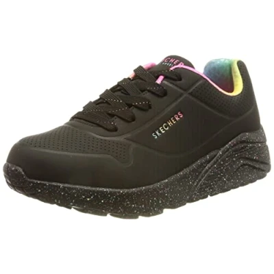 Afbeelding van Skechers Uno Lite sneakers zwart Textiel Dames Maat 34