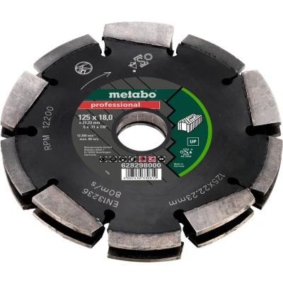 Afbeelding van Metabo 628298000 Groeffrees Hardmetaal Lengte 175 mm Afmeting, Ø 125 1 stuks