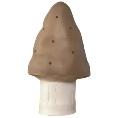 Afbeelding van Heico lamp paddenstoel chocolade 28 cm