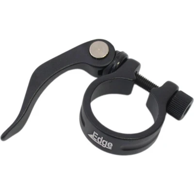 Afbeelding van Zadelpenklem ø34,9 mm Edge aluminium met snelspanner zwart