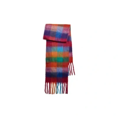 Afbeelding van Pieces Pcnikki LONG Scarf Sjaal, Dames, Maat: One Size, Tangerine tango