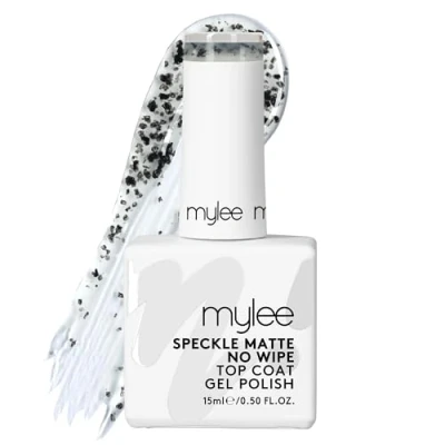 Afbeelding van Mylee Gespot Matte No Wipe Gel Nagellak Top Coat 15ml UV/LED Nail Art Manicure Pedicure voor professioneel &amp; thuisgebruik Langdurig en gemakkelijk aan te brengen