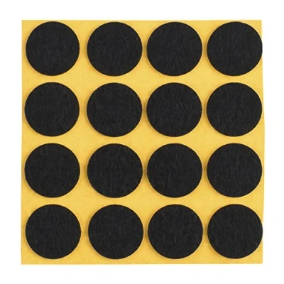 Afbeelding van peha 16 stuks viltglijders, krasbescherming voor vazen en decoratieve objecten, 1,0 mm dik, zwart, rond, 20