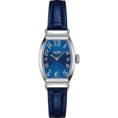 Afbeelding van Tissot Heritage Porto T1281091604200 Horloge Leer Blauw Ø 25.5 mm