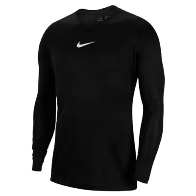 Afbeelding van Nike Performance DRY PARK First Longsleeve, Heren, Maat: XL, Black/white