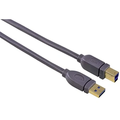 Afbeelding van Hama usb 3.0 kabel male a naar b 3m