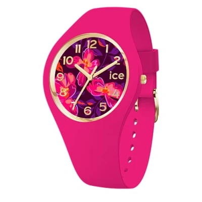 Afbeelding van Ice Watch Flower Horloge, Dames, Maat: Small, Fuschia blossom s