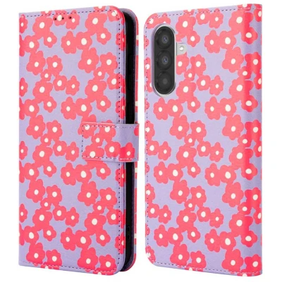 Afbeelding van imoshion Hoesje Geschikt voor Samsung Galaxy A56 Design Bookcase smartphone Dusty Rose Blossoms