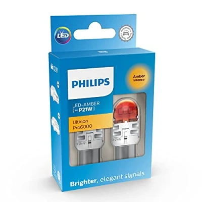 Image de Philips automotive lighting Ultinon Pro6000 LED lampe de signalisation automobile (PY21W amber)