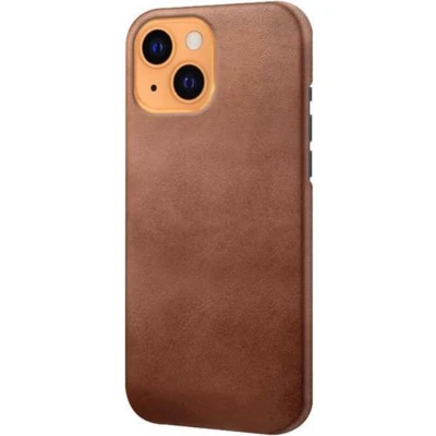 Afbeelding van Casecentive Leren Back case iPhone 13 bruin