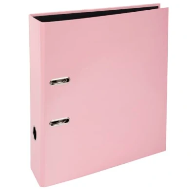 Afbeelding van Exacompta Doos met 10 A4 Prem &#039;Touch AQUAREL ordners rugbreedte 80 mm mechaniek buitenafmetingen: 32 x 28,5 8 cm DIN roze