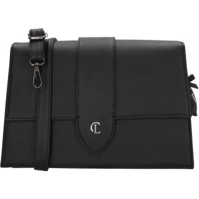 Afbeelding van Charm London Castle Hill Crossbodytas Schoudertas Verstelbare/Afneembare Schouderband Zwart