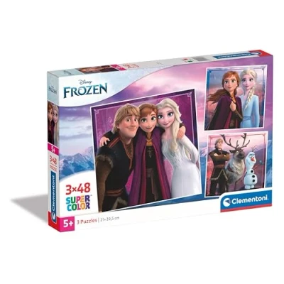 Afbeelding van Clementoni Disney Frozen Puzzel 3x48 Stuks