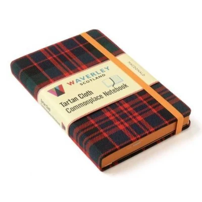 Afbeelding van Schitterend notitieboek Kaft van Tartan stof MacDonald From Scotland