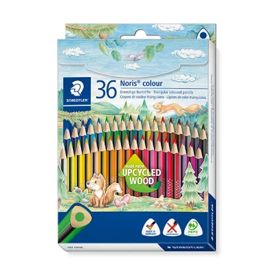 Image de Staedtler Noris crayons de couleur triangulaires (36 pièces)