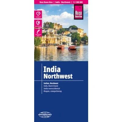 Afbeelding van Wegenkaart India Northwest 1:1,3 Mio. 8.A 2024