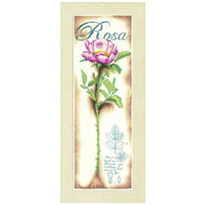 Afbeelding van Telpakket kit Roze roos Lanarte PN 0154334