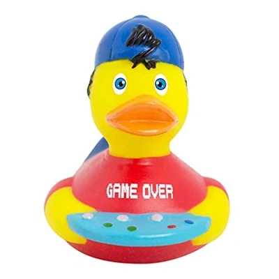 Afbeelding van Lilalu Gamer Boy Duck badspeelgoed, meerkleurig (2237)
