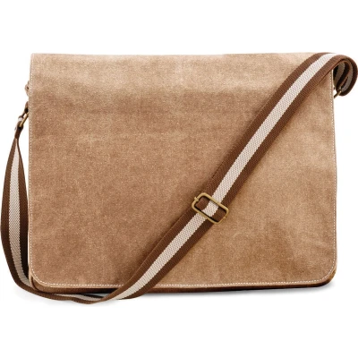 Afbeelding van Quadra Vintage canvas schoudertas QD610 Sahara