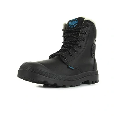 Afbeelding van Palladium Pampa Sport Snowboots black, Maat: 45, Black Leer