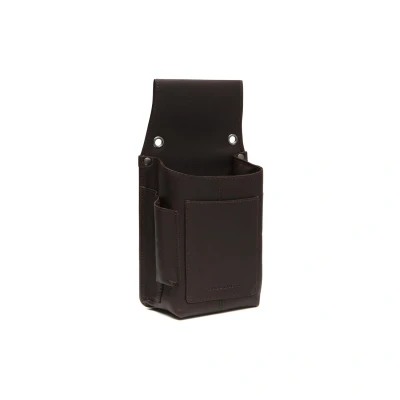 Afbeelding van The Chesterfield Brand Leren Holster voor Kelnerbeurs Bruin Taiwan