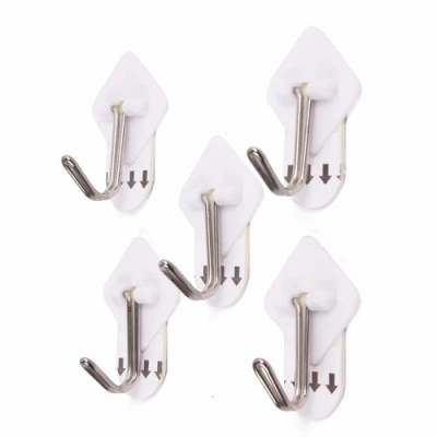 Afbeelding van Benson Zelfklevende Haken Set Verwijderbaar 3.3 x cm Wit 5 stuks