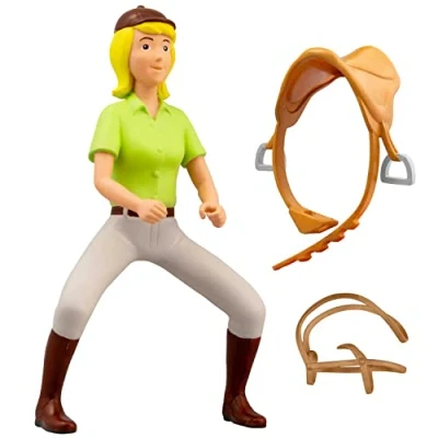 Afbeelding van CRAZE Bibi et Tina Figurines VALANGE Susanne avec selle &amp; Zamzeug Jouets accessoires Chevaux Jouet Martinshof Enfants mobiles Jeux à partir de 3 ans 36990