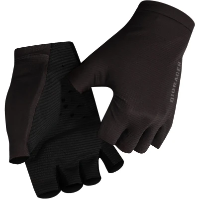 Afbeelding van Bioracer Unisex Fietshandschoenen Zomer voor Fietskleding Geschikt Wielrennen Zwart Maat S (Handomtrek