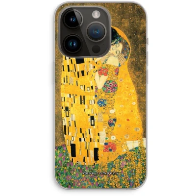 Afbeelding van Case Company® hoesje geschikt voor iPhone 14 Pro Der Kuss Soft Cover Telefoonhoesje Bescherming aan alle Kanten en Schermrand