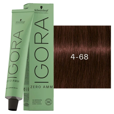 Afbeelding van Schwarzkopf Igora Zero AMM 4 68 60ml Haibu by Kapperskorting.com