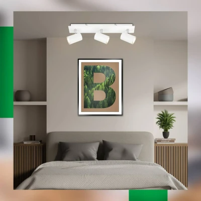 Afbeelding van Briloner Isil A LED plafondspot 2840036 EEK Zwenkbaar 50.000h licht Verwisselbare lamp Efficiëntieklasse 45 x 8 12,3 cm Wit