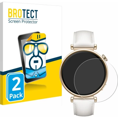 Afbeelding van BROTECT Schermbeschermer helder, Smartwatch beschermfolie, Transparant
