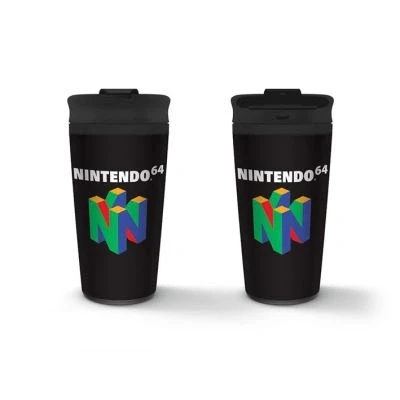 Afbeelding van Nintendo N64 Logo Metalen Reisbeker