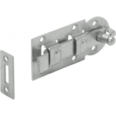 Afbeelding van GB Rolschuif met bocht elektrolytisch verzinkt 120 x 56mm 74480