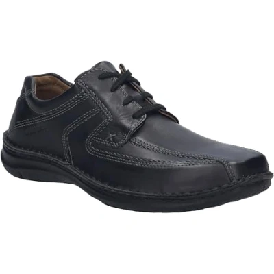 Afbeelding van Josef Seibel Anvers Veterschoenen, Heren, Maat: 41, Schwarz Leer