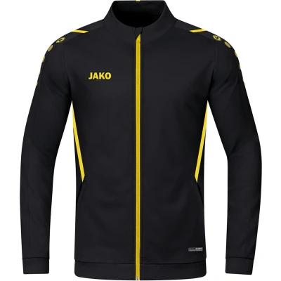 Afbeelding van JAKO Polyestervest Challenge Zwart/citroen